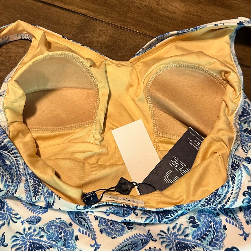 Cabana Life Charleston Wrap One Piece Swim Suit size S and M - Picture 10 of 10